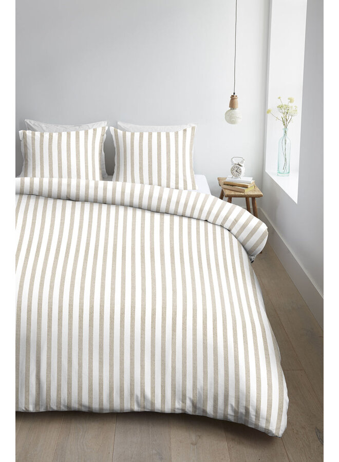 Ambiante Dekbedovertrek Ally Zand - Katoen