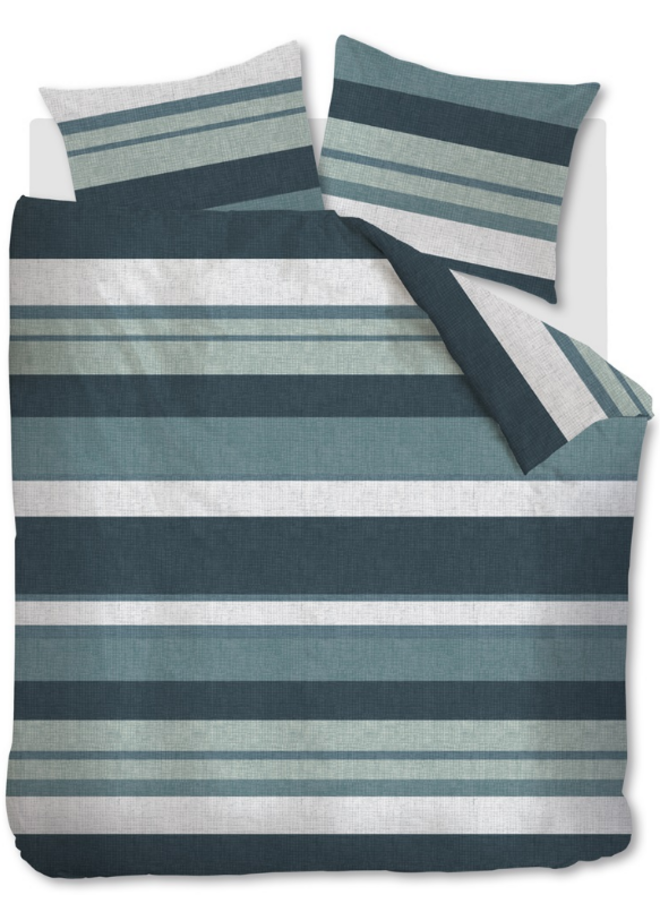 Ambiante Dekbedovertrek Dani Blauw - Katoen