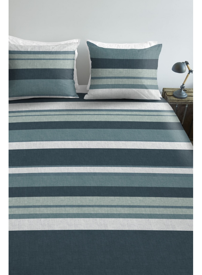 Ambiante Dekbedovertrek Dani Blauw - Katoen