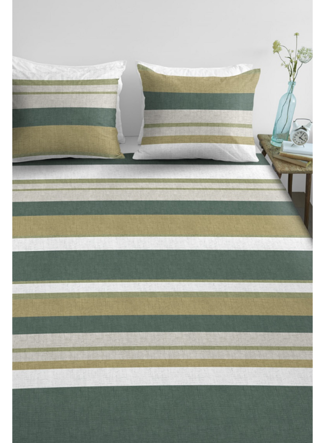 Ambiante Dekbedovertrek Dani Groen - Katoen