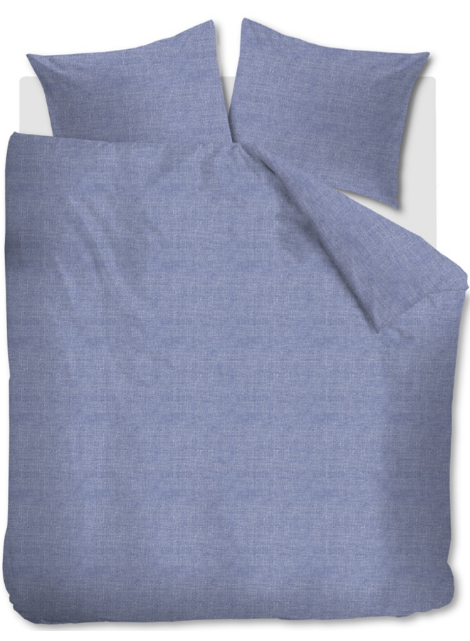 Dekbedovertrek Edo Blauw - Katoen