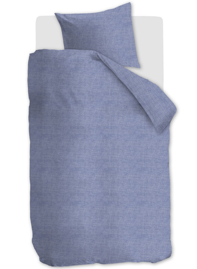 Ambiante Dekbedovertrek Edo Blauw - Katoen