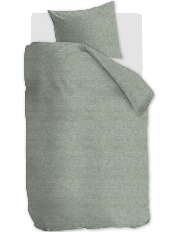 Ambiante Dekbedovertrek Edo Groen - Katoen