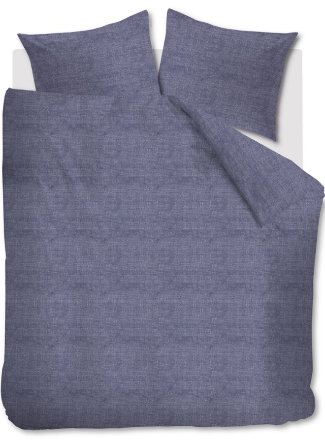 Dekbedovertrek Edo Navy Blauw - Katoen