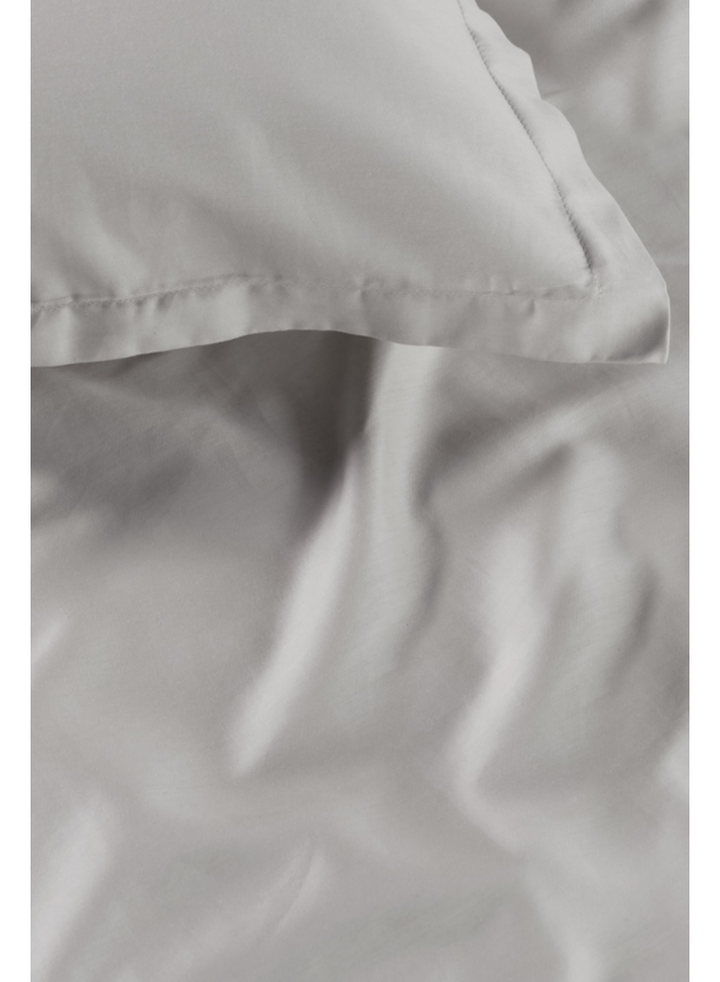 Ambiante Dekbedovertrek Satin Uni Grijs - Katoensatijn