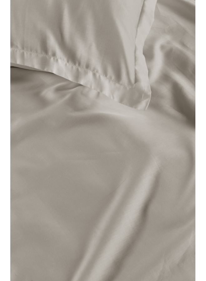 Ambiante Dekbedovertrek Satin Uni Zand - Katoensatijn