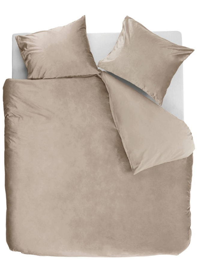 Dekbedovertrek Uni Zand - Velvet PL1