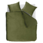 Ambiante Dekbedovertrek Uni Groen - Velvet