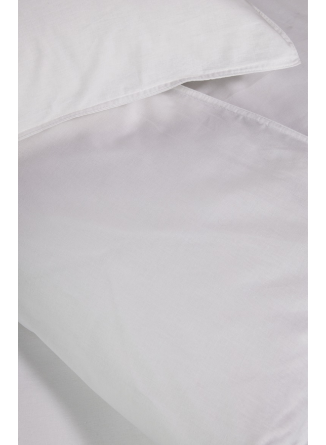 Ambiante Dekbedovertrek Uni Wit - Bamboe