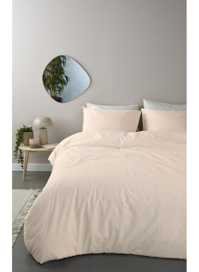 Ambiante Dekbedovertrek Uni Zand - Bamboe/Katoen