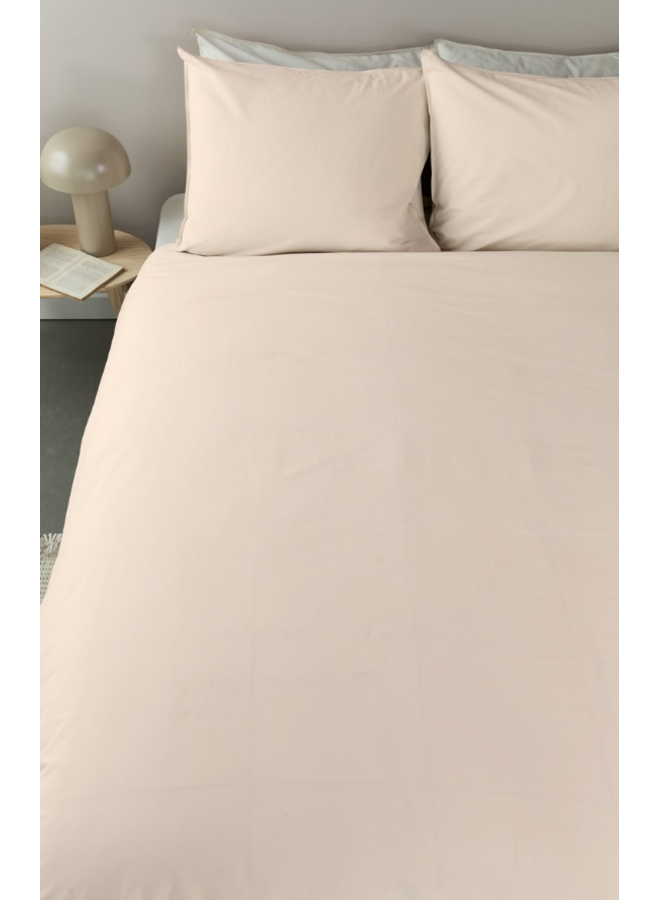 Ambiante Dekbedovertrek Uni Zand - Bamboe/Katoen