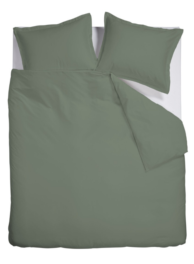 Dekbedovertrek Uni Groen - Bamboe PL3