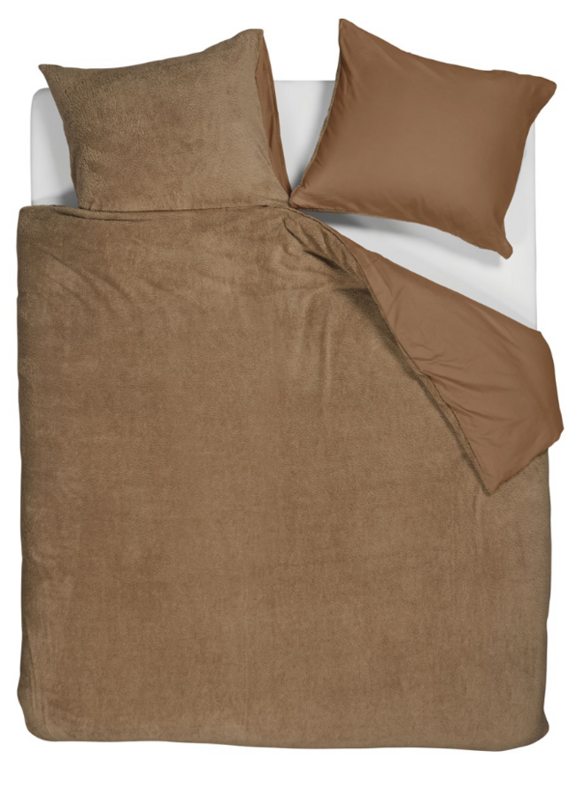 Dekbedovertrek Plush Bruin - Teddy PL2