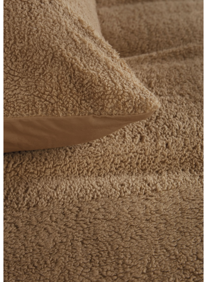 Ambiante Dekbedovertrek Plush Bruin - Teddy