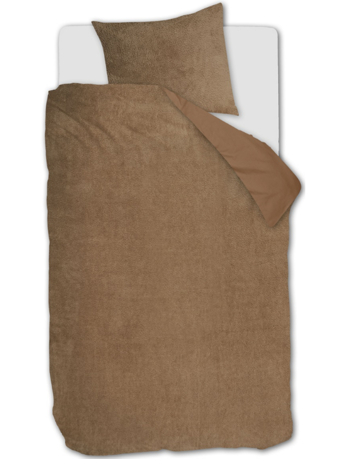 Ambiante Dekbedovertrek Plush Bruin - Teddy