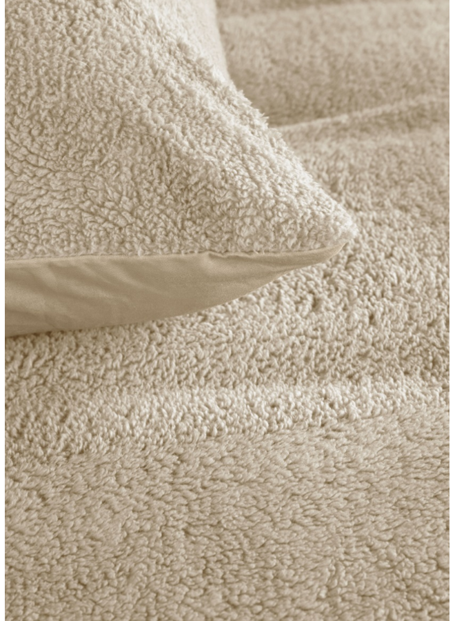Ambiante Dekbedovertrek Plush Zand - Teddy