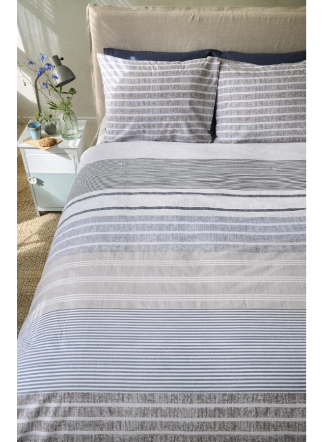 Ariadne At Home Dekbedovertrek France Blauw - Katoen