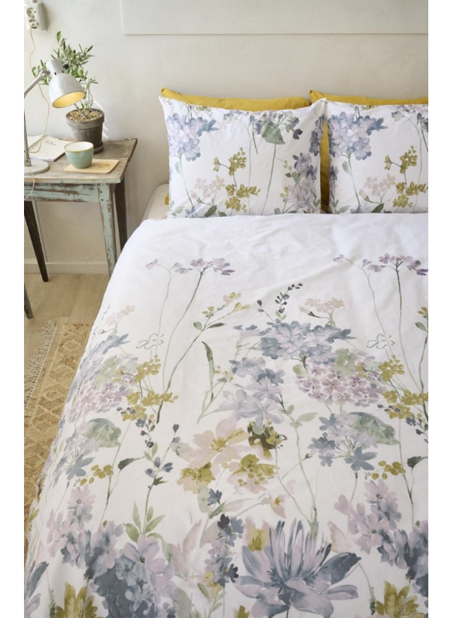 Ariadne At Home Dekbedovertrek Hortensia Pastel - Katoen