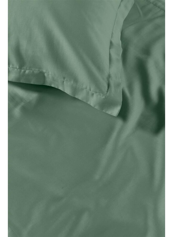 Ambiante Dekbedovertrek Satin Uni Groen - Katoensatijn