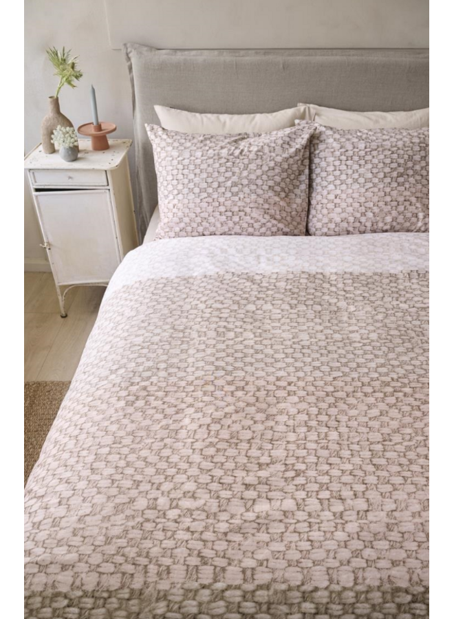 Ariadne At Home Dekbedovertrek Neutrals Naturel - Katoen