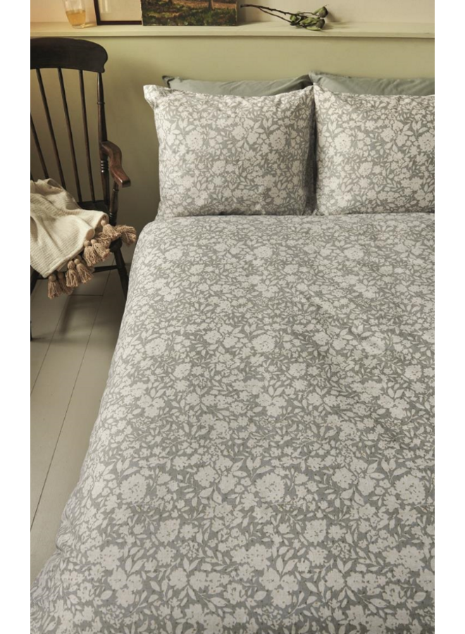 Ariadne At Home Dekbedovertrek Shapes Grijs - Katoen