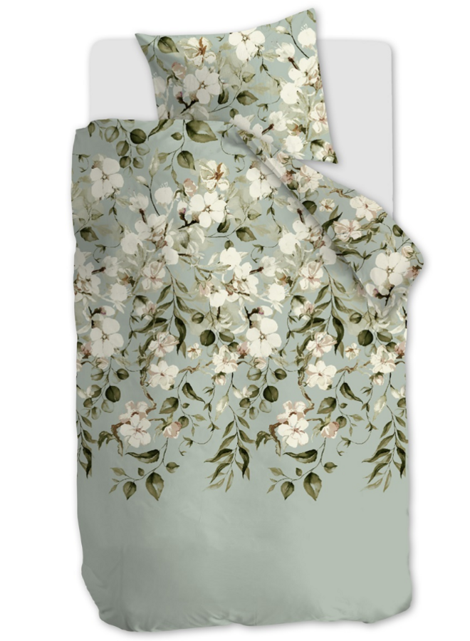 Dekbedovertrek Autumn Blossom Groen - Katoen PL3