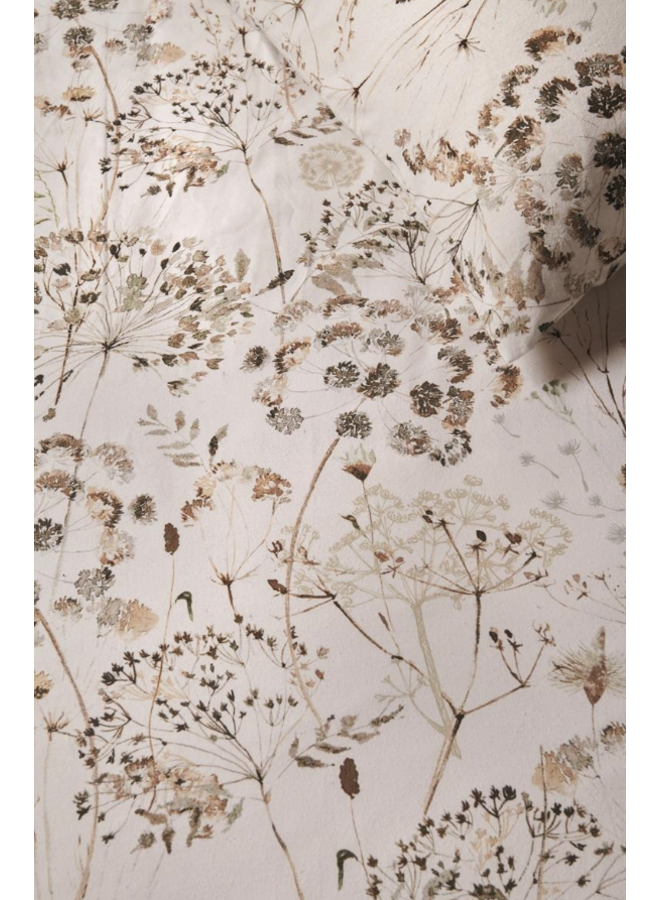 Ariadne At Home Dekbedovertrek Windy Creme - Flanel