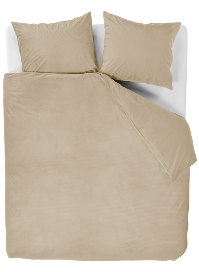 Dekbedovertrek Cosy Corduroy Creme - Ribbelstof