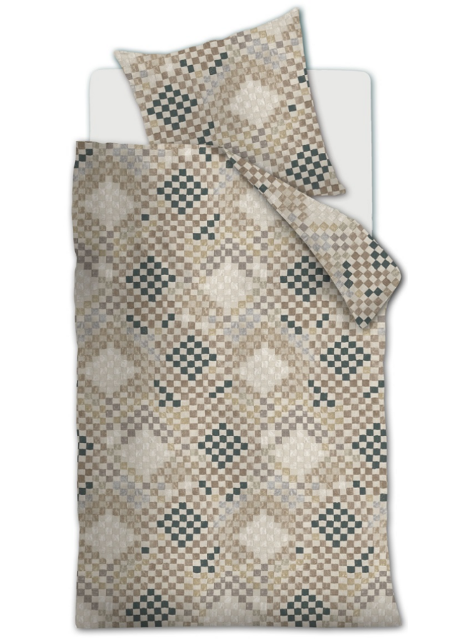 At Home Dekbedovertrek Rich Naturel - Katoen