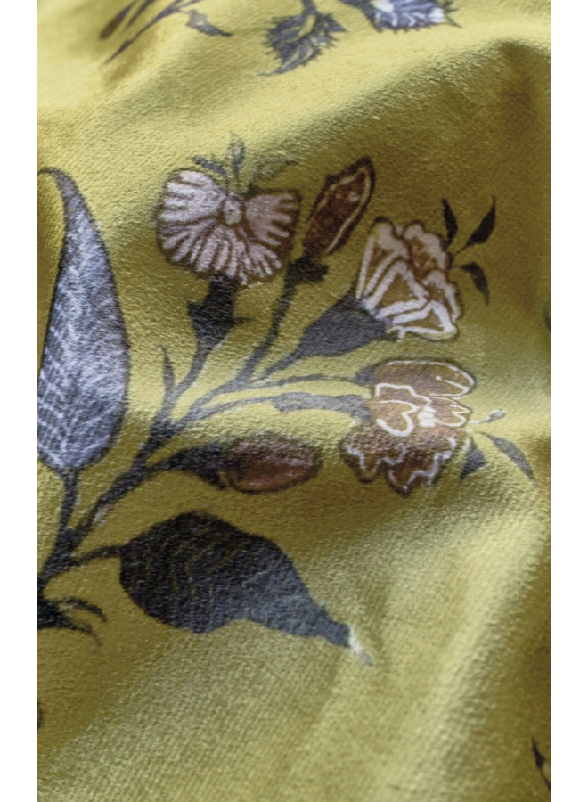 At Home Dekbedovertrek Bygone Groen - Velvet