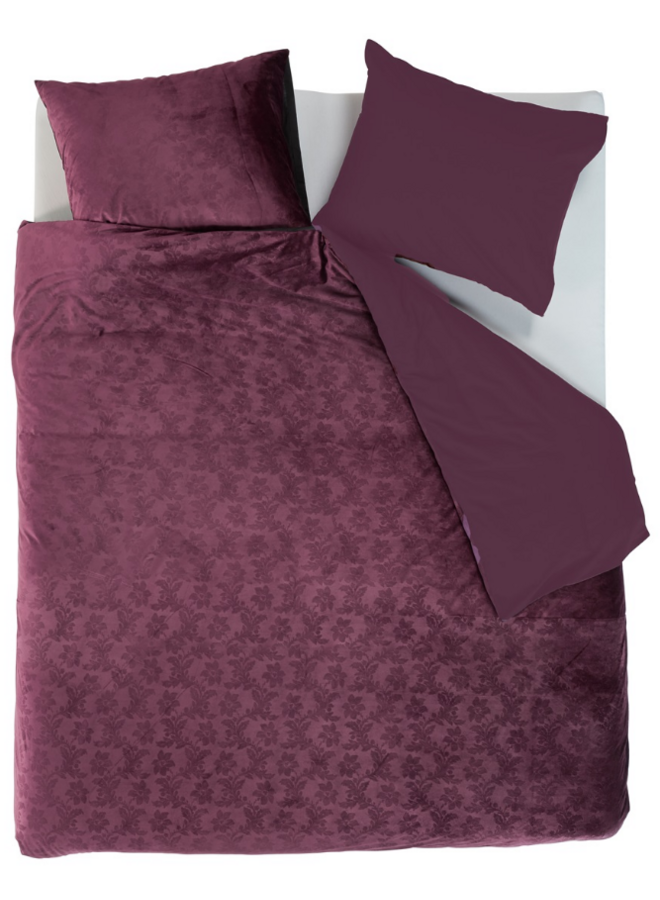Dekbedovertrek Forgotten Aubergine - Velvet PL3