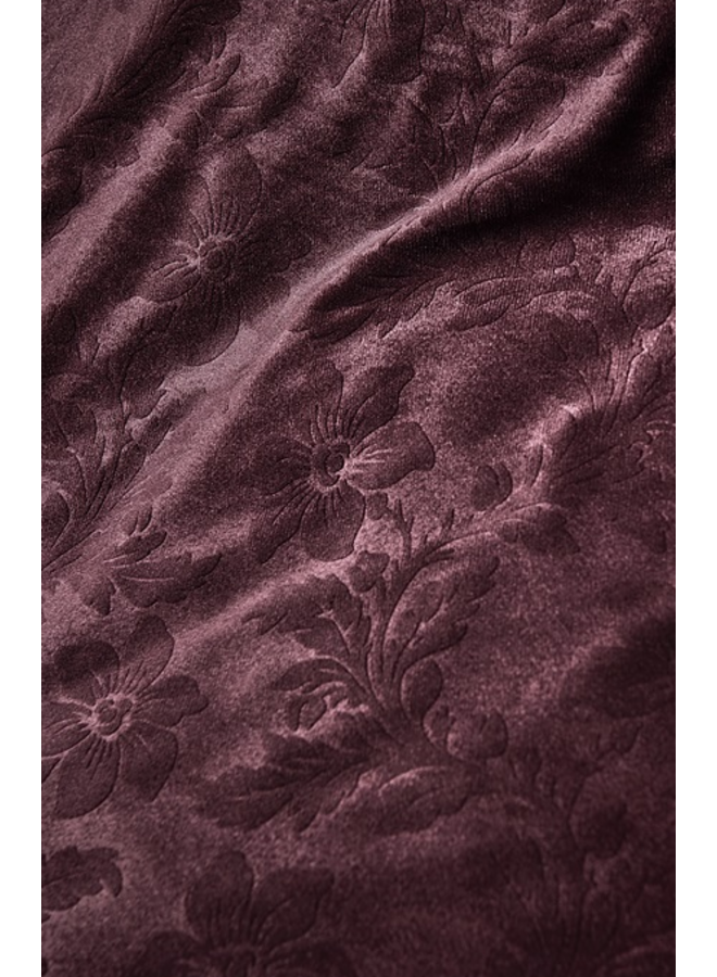 At Home Dekbedovertrek Forgotten Aubergine - Velvet