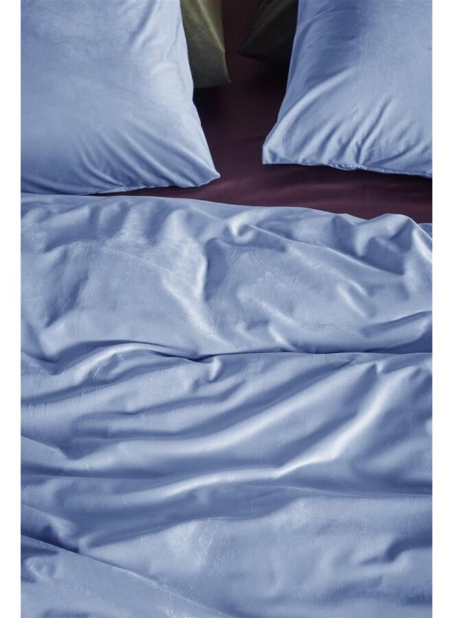 At Home Dekbedovertrek Tender Licht Blauw - Velvet