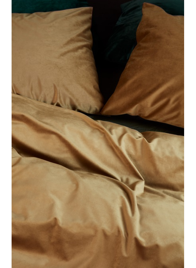 At Home Dekbedovertrek Tender Goud - Velvet