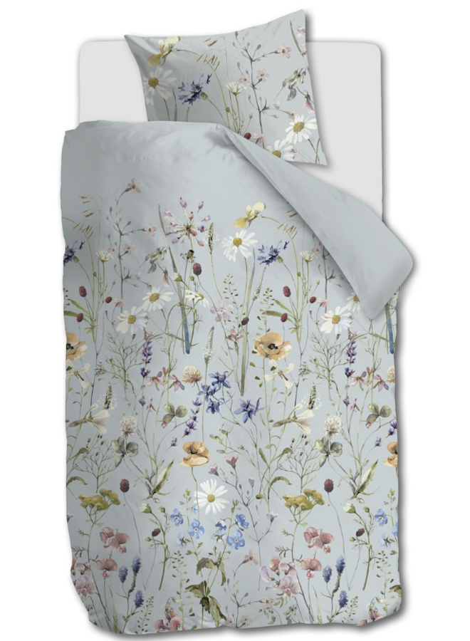 Beddinghouse Dekbedovertrek Bloom Blauw - Katoen