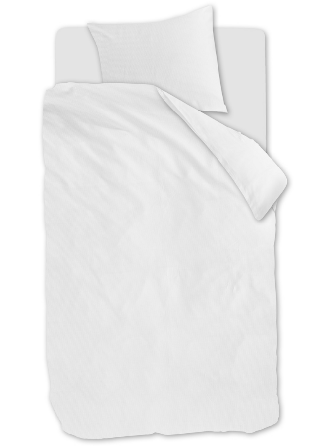 Beddinghouse Dekbedovertrek Blanca Wit - Katoen