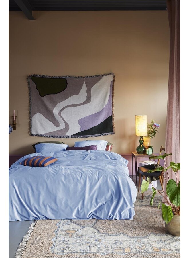 At Home Dekbedovertrek Tender Licht Blauw - Velvet