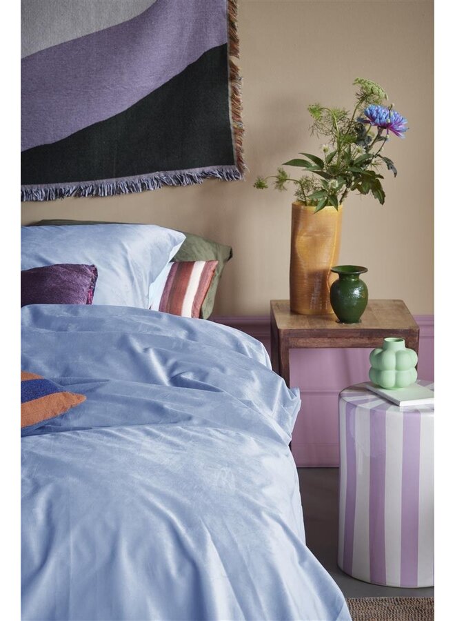 At Home Dekbedovertrek Tender Licht Blauw - Velvet