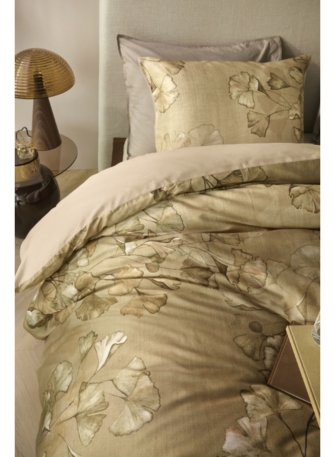 Beddinghouse Dekbedovertrek Ainesh Goud - Lyocell/Katoen