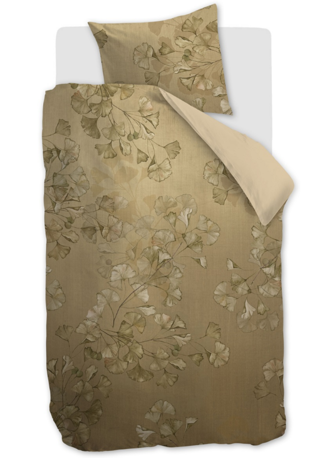 Beddinghouse Dekbedovertrek Ainesh Goud - Lyocell/Katoen