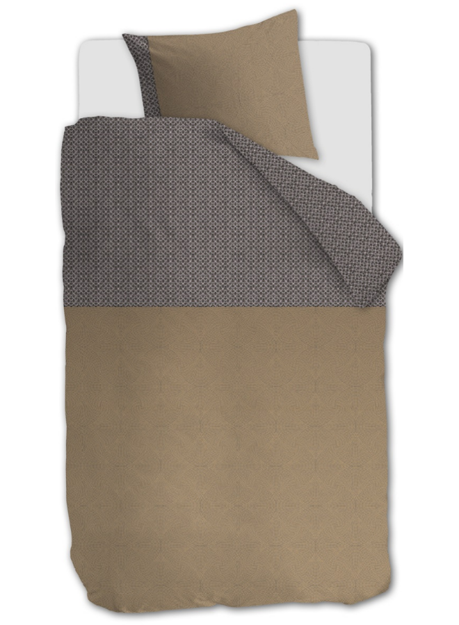 Beddinghouse Dekbedovertrek Anani Taupe - Lyocell/Katoen