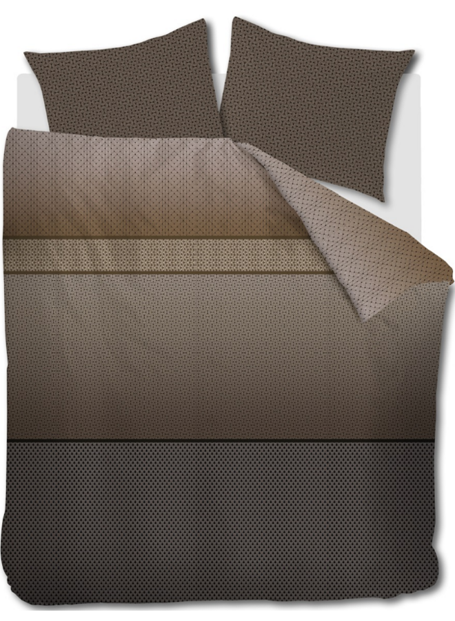 Dekbedovertrek Carter Bruin - Lyocell/Katoen PL1