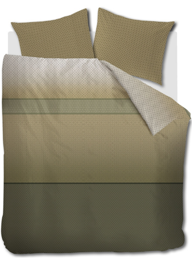 Beddinghouse Dekbedovertrek Carter Groen - Lyocell/Katoen