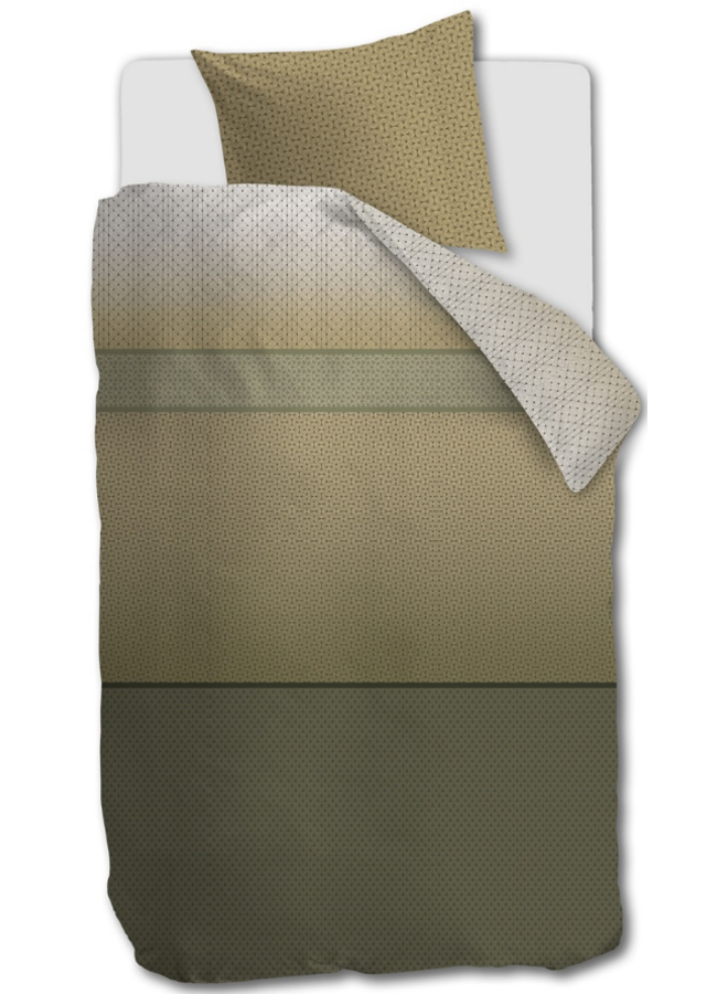 Beddinghouse Dekbedovertrek Carter Groen - Lyocell/Katoen
