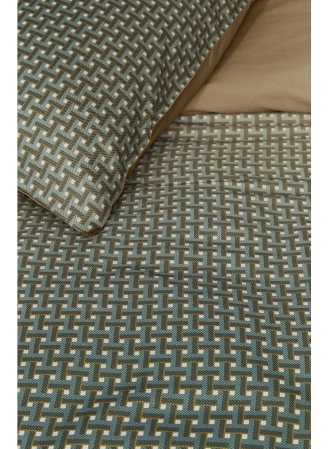 Beddinghouse Dekbedovertrek Alvaro Groen - Lyocell/Katoensatijn