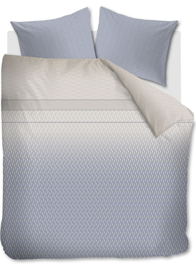 Dekbedovertrek Archer Blauw - Lyocell/Katoensatijn