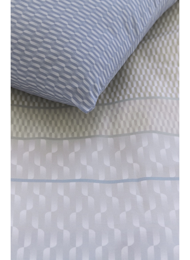 Beddinghouse Dekbedovertrek Archer Blauw - Lyocell/Katoensatijn