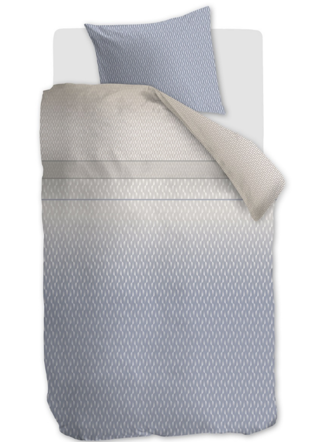 Beddinghouse Dekbedovertrek Archer Blauw - Lyocell/Katoensatijn