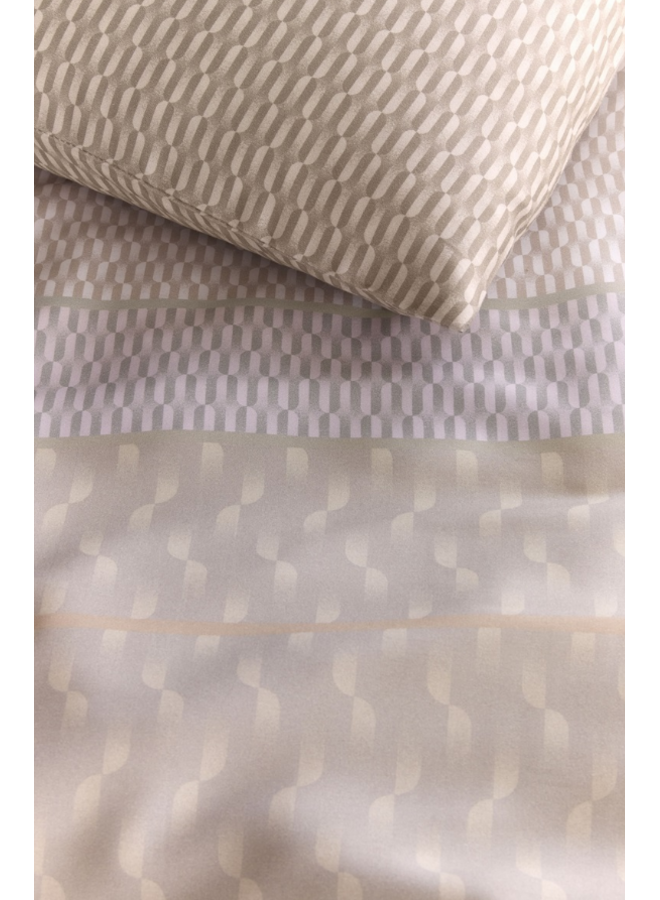 Beddinghouse Dekbedovertrek Archer Zand - Lyocell/Katoensatijn