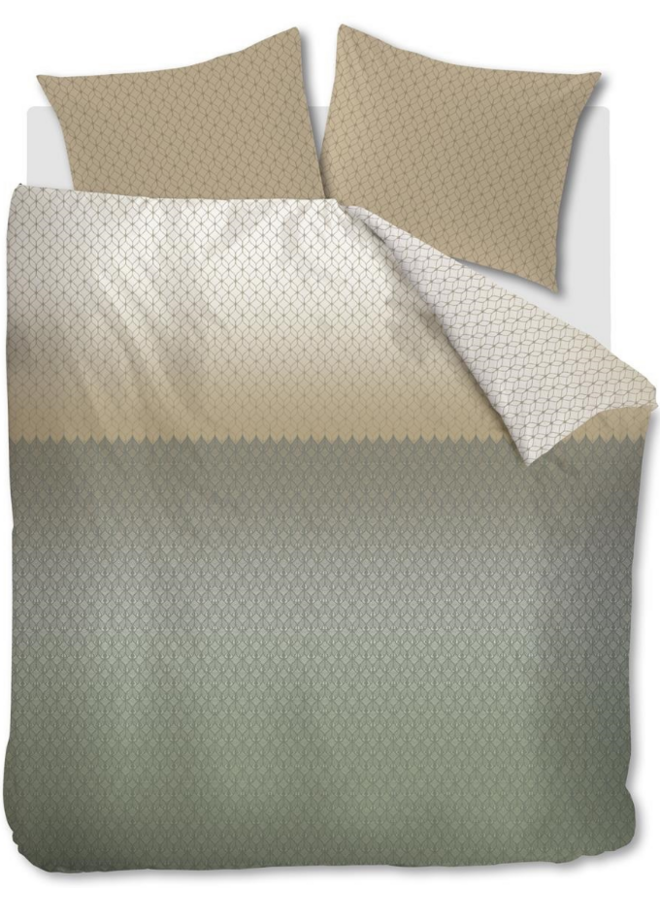 Dekbedovertrek Ariel Groen - Lyocell/Katoensatijn